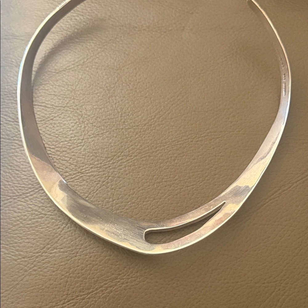 Vintage 925 Sterling Silver MEXICO TAXCO Modern collar choker - Picture 5 of 6